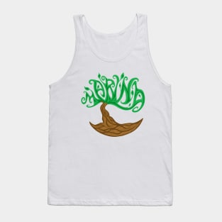 Marina Tree Word Art Tank Top